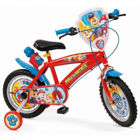laste jalgratas 14" Paw Patrol punane 1478 poiss uus TOIMSA