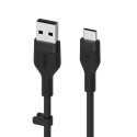 Belkin BOOST↑CHARGE Flex USB cable 3 m USB 2.0 USB A USB C Black