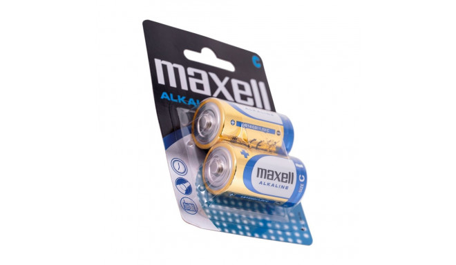 MAXELL battery alkaline LR14, 2 pcs.