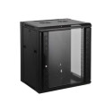 INTELLINET 19inch Wallmount Cabinet 9U Flatpack 487 x 540 x 400 Flatpack grey IP20-Rated Housing