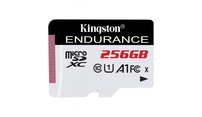 KINGSTON 256GB microSDXC Endurance 95R/45W C10 A1 UHS-I Card Only