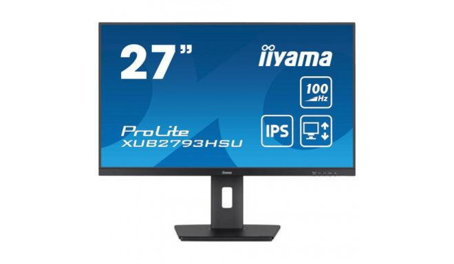 LCD Monitor|IIYAMA|27"|Business|Panel IPS|1920x1080|16:9|100Hz|Matte|1 ms|Speakers|Swivel|Pivot|Heig