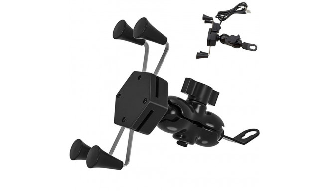 AP14C mootorratta telefonihoidik USB