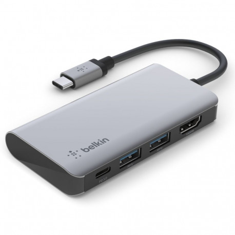 Belkin Connect USB-C-hub, 4-portiline