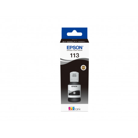 Epson 113 EcoTank -mustepullo, musta