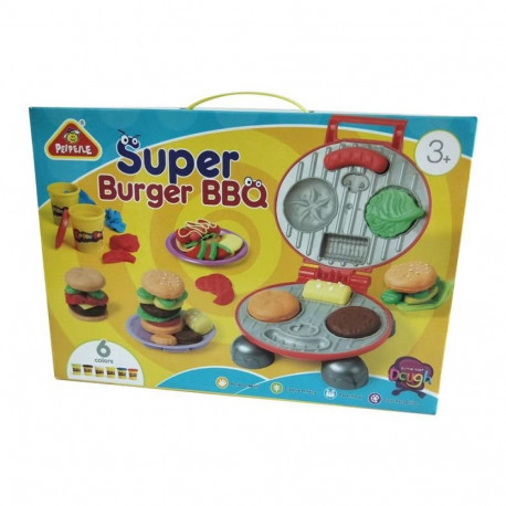 polümeersavi komplekt super burger BBQ