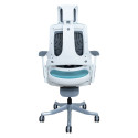 Task chair WAU teal blue/white