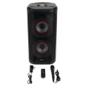 Party Trolley Speaker 350W (40W RMS) with Hyperbass, Karaoke & Disco Lightning