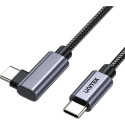 Unitek USB-C - USB-C Cable 3 m Black-Silver (C14123BK-3M)