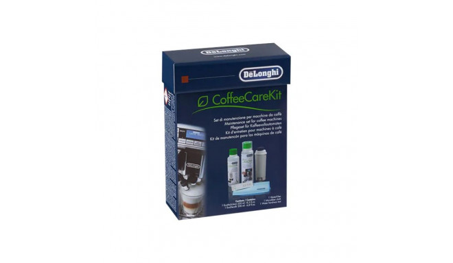 Delonghi DLSC306 hoolduskomplekt täisautomaatsetele ja espressokohvimasinatele, sisaldab viit puhast