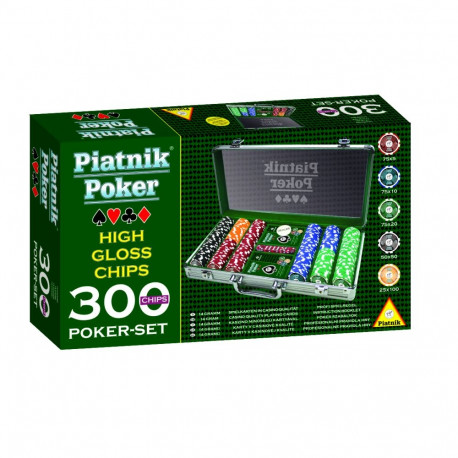 PIATNIK Pokkerikomplekt 300 žetooni