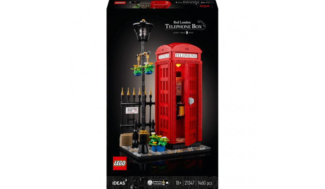 CONSTRUCTOR RED LONDON TELEPHONE BOX