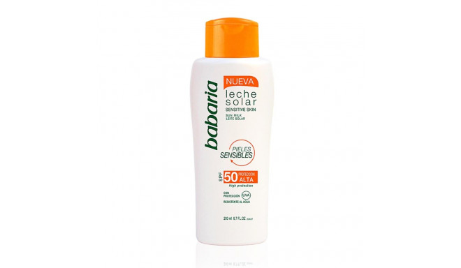 BABARIA SENSITIVE SKIN LECHE CORPORAL SPF50 SENSITIVE SKIN WATERPROOF 200ML