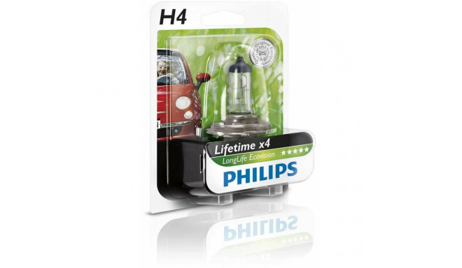 H4 blister  60/55W 12V Philips LongLife EcoVision 12342LLECOB1 1pc.