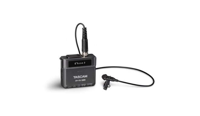 Tascam DR-10L Pro - digitaalne salvesti koos lavalier-mikrofoniga