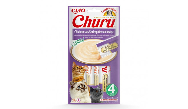 INABA Churu kana krevettidega kassimaius 4x14 g