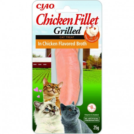 INABA grillitud kanarinnafilee kanamaitselises puljongis kassimaius 25 g