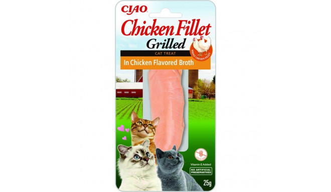 INABA Grilled Chicken Fillet in chicken flavored broth - cat treats - 25 g