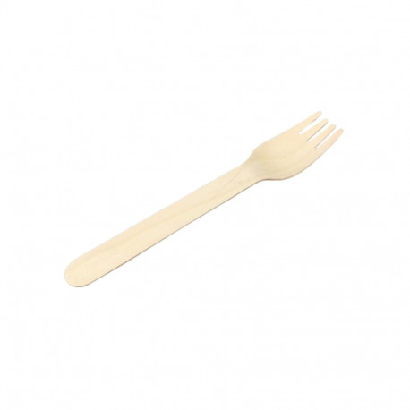Wooden fork biodegradable 100 pcs