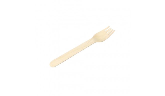 Wooden fork biodegradable 100 pcs