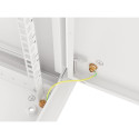 RACK CABINET 19" WALL-MOUNT 9U/600X450 FOR SELF-ASSEMBLY WITH METAL DOOR GREY LANBERG (FLAT PACK)