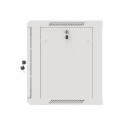 RACK CABINET 19" WALL-MOUNT 9U/600X450 FOR SELF-ASSEMBLY WITH METAL DOOR GREY LANBERG (FLAT PACK)