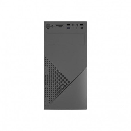 GEMBIRD arvutikorpus Fornax K170 mATX 2x USB 2.0 + 1x USB 3.0 + 1x USB type-C kaardilugeja, must