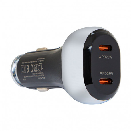75-776# autolaadija g50a 2x USB-C 50W (5 tk.)