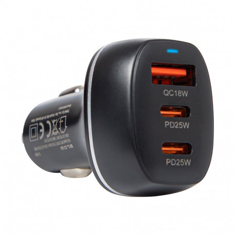75-787# Ładowarka samochodowa g50c 3x usb-a+2xusb-c 68w