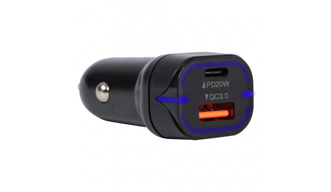 Autolaadija USB + USB-C 38W G38B