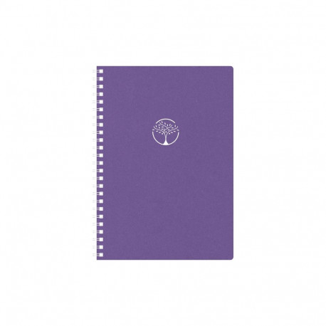 Raamatkalender UNIKA Spiral Kartong Nädal H lilla 2026a