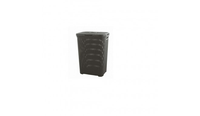 CURVER LAUNDRY BASKET "NATURAL STYLE" 60L/DARK GRAY