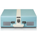 CLASSIC PHONO TT-110RDWH - TURNTABLE WITH BLUETOOTH® RECEPTION AND BUILT IN SPEAKERS - BLUE WHITE