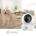 EZVIZ C6N 4MP Smart Indoor Smart Security PT Cam, with Motion Tracking - White