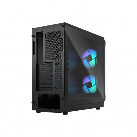 FRACTAL DESIGN korpus Focus 2 RGB TG selge toon, must
