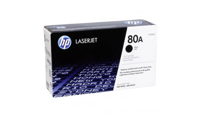 HP 80A laservärikasett must