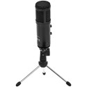 LORGAR Soner 313, Gaming Microphone, USB condenser microphone with Volume Knob & Echo Knob, Frequenc