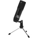 LORGAR Soner 313, Gaming Microphone, USB condenser microphone with Volume Knob & Echo Knob, Frequenc