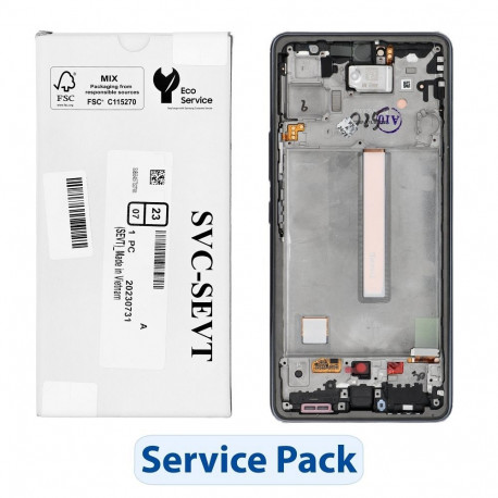 ServicePack LCD Display SAMSUNG A53 5G A536B GH82-28024A Black