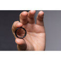 Smart Ring R11M- smart steel ring with charging box Size 7 (17.3mm), black