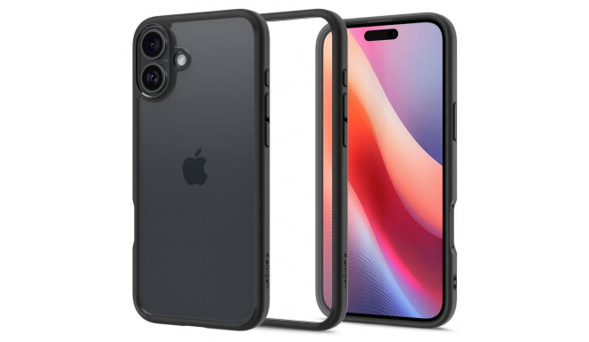 SPIGEN case ULTRA HYBRID for IPHONE 16 Plus matte black