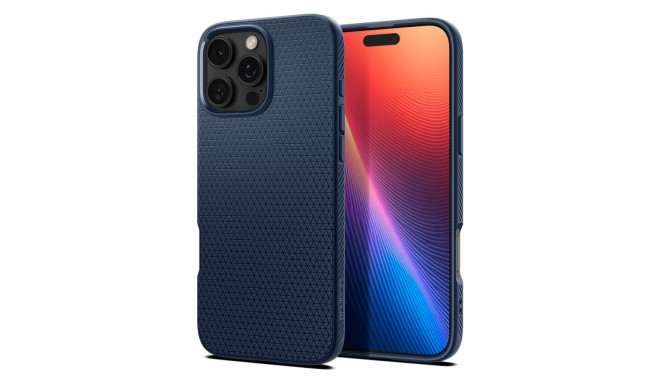 SPIGEN case LIQUID AIR for IPHONE 16 Pro navy blue