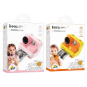 HOCO digital kids camera with printer DV200 pink