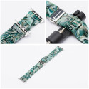 FORCELL F-DESIGN FA04 marble textured resin strap for APPLE Watch 38 / 40 / 41 mm green