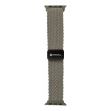 FORCELL F-DESIGN FA02 nylon magnetic strap for APPLE Watch 42 / 44 / 45 / 49 mm olive green