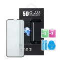 5D Full Glue Tempered Glass - for iPhone 13 Mini black