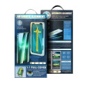 5D Full Glue Tempered Glass for iPhone 13 Pro Max / 14 Plus black + applicator