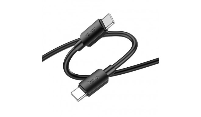 Cable USB C to USB C Hoco 3A 60W 1 m X96 black