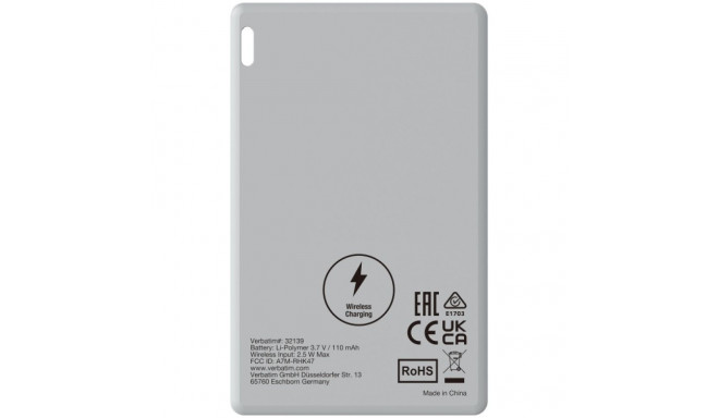 Verbatim My Finder Card Bluetooth Silver - Tracking Device MYFCR-01S 32139