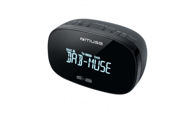 Muse M-150 CDB DAB+/FM topelt äratuskell raadio äratusfunktsioon AUX sisend must
